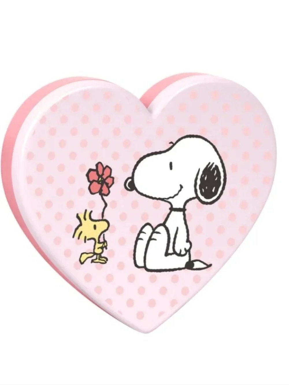 Impressions X Peanuts Snoopy Swivel Heart LED Compact Mirror